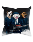 'AC/Doggos' Personalized 3 Pet Throw Pillow