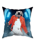 'The Furry Mercury' Personalized Pet Throw Pillow