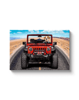 'The Yeep Cruiser' Personalized Pet Canvas