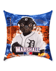 'Detroit Tiger Doggos' Personalized Pet Throw Pillow