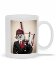 'The Bagpiper' Personalized Pet Mug