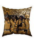 'Dog Busters' Personalized 4 Pet Throw Pillow