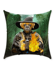 'The Wizard' Personalized Pet Throw Pillow
