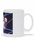 '1980s Lazer Portrait 1 Pet/Humans(Males)' Personalized Mug