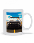 'The Classic Woofstang' Personalized Pet Mug