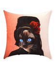 'Amy Cathouse' Personalized Pet Throw Pillow