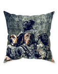 'The Army Veterans' Personalized 4 Pet Throw Pillow