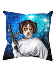 'Princess Leidown' Personalized Pet Throw Pillow