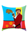 'The Spy Who Humped Me' Personalized Pet Throw Pillow
