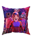 'Chewing Things' Personalized 4 Pet Throw Pillow