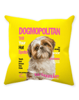 'Dogmopolitan' Personalized Pet Throw Pillow