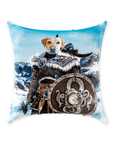 'The Viking Warrior' Personalized Pet Throw Pillow