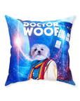 'Dr. Woof (Female)' Personalized Pet Throw Pillow