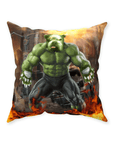 'Doggo Hulk' Personalized Pet Throw Pillow