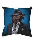 'The Mobster' Personalized Pet Throw Pillow