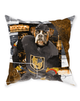 'Las Vegas Doggos Hockey' Personalized Pet Throw Pillow