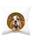 'Custom Crypto (Your Dog)' Personalized Pet Throw Pillow