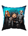 'Game of Bones' Personalized 3 Pet Throw Pillow