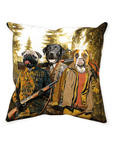 'The Hunters' Personalized 3 Pet Throw Pillow