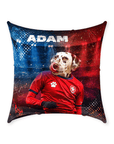 'Czech Doggos Soccer' Personalized Pet Throw Pillow