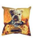 'Barking Bad' Personalized Pet Throw Pillow
