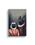 'Duke and Archduchess' Personalized 2 Pet Canvas