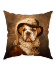 'The Feathered Dame' Personalized Pet Throw Pillow