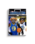 'Golden State Doggos' Personalized 2 Pet Canvas