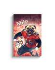 'Cincinnati Doggos' Personalized Pet Canvas
