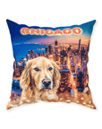 'Doggos of Chicago' Personalized Pet Throw Pillow