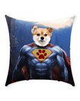 'The Superdog' Personalized Pet Throw Pillow