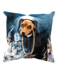 'D.O. Double G' Personalized Pet Throw Pillow