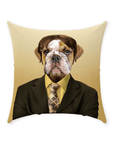 'Dwight Woofer' Personalized Pet Throw Pillow