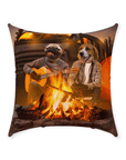 'The Campers' Personalized 2 Pet Throw Pillow