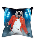 'The Furry Mercury' Personalized Pet Throw Pillow