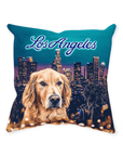 'Doggos of Los Angeles' Personalized Pet Throw Pillow