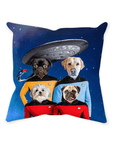 'Doggo-Trek' Personalized 4 Pet Throw Pillow