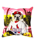 'St. Louis Cardipaws' Personalized Pet Throw Pillow