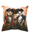 'The Pirates' Personalized 3 Pet Throw Pillow