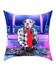 'The Male DJ' Personalized Pet Throw Pillow