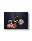 'The Duke Family' Personalized 3 Pet Canvas