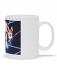 '1980s Lazer Portrait 1 Pet/Humans(Females)' Personalized Mug