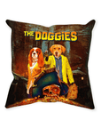'The Doggies' Personalized 2 Pet Throw Pillow