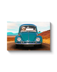 'The Beetle' Personalized Pet Canvas