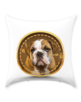 'Custom Crypto (Your Dog)' Personalized Pet Throw Pillow