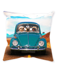 'The Beetle' Personalized 3 Pet Throw Pillow