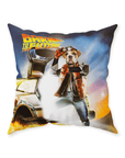 'Bark to the Future' Personalized Pet Throw Pillow