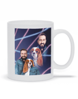 '1980s Lazer Portrait Pet(Female)/Human(Male)' Personalized Mug