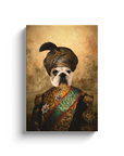 'The Sultan' Personalized Pet Canvas