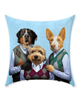 'Step Doggette' Personalized 3 Pet Throw Pillow